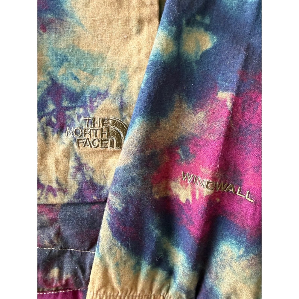 The North Face Womens WindWall Tie Dye Hooded Jacket Multicolor Medium Full Zip - Picture 5 of 9